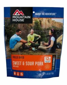 Mountain House Sweet and Sour Pork with rice pouch