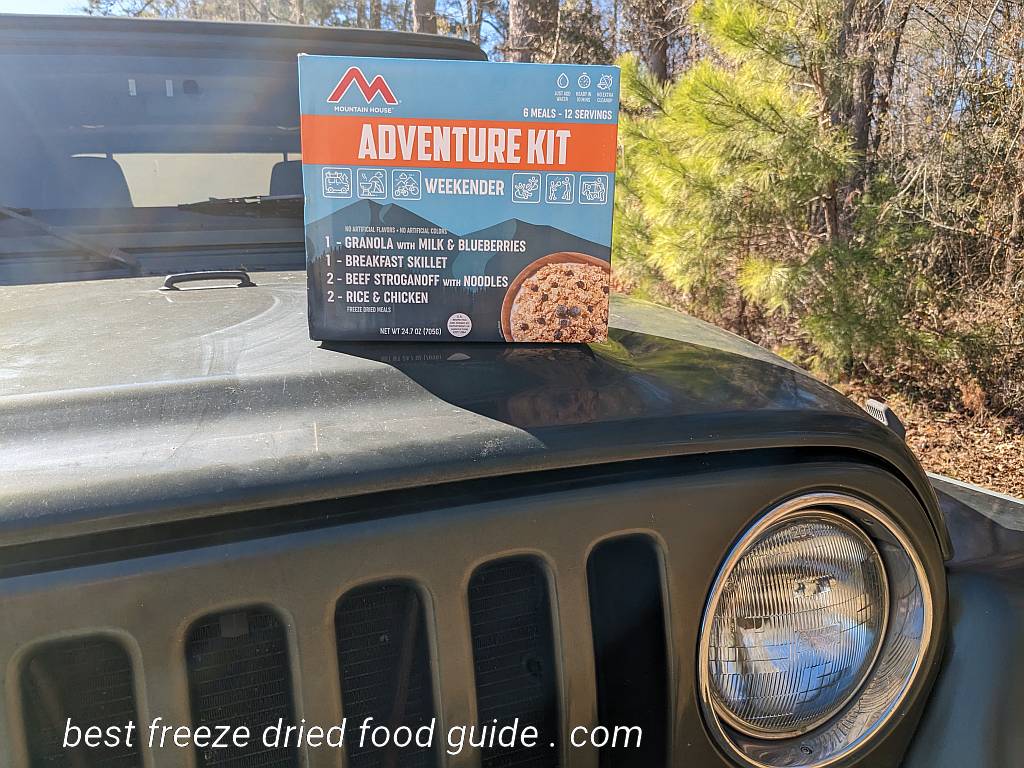 Mountain House Adventure Weekender Kit | Freeze Dried Survival & Emergency Food | Freeze Dried Backpacking & Camping Food | Mountain House Freeze Dried Food